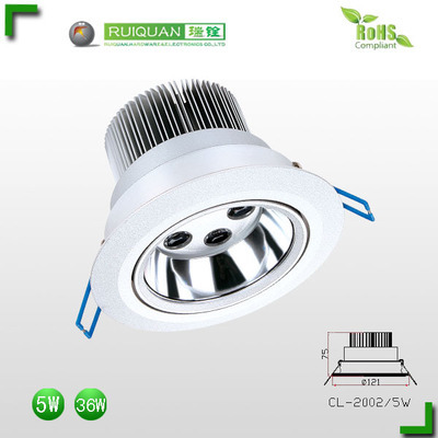 【優(yōu)質5W天花燈冷鍛散熱器】價格,廠家,圖片,其他LED燈具,東莞市瑞銓五金電子-